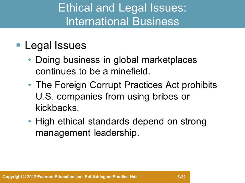 Ethical issues that complicate international business